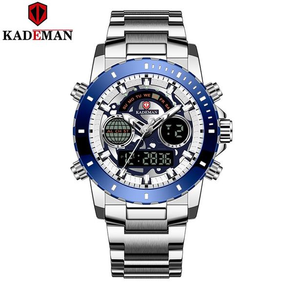 wristwatches kademan sports mens watches military quartz watch men waterproof weekly date male clock relogio masculino 2021, Slivery;brown
wristwatches kademan sports mens watches military quartz watch men waterproof weekly date male clock relogio masculino 2021, Slivery;brown