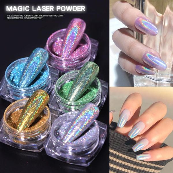 nail glitter 1 box holographic powder laser pigment art dust mirror chrome shining diy decorations, Silver;gold
nail glitter 1 box holographic powder laser pigment art dust mirror chrome shining diy decorations, Silver;gold