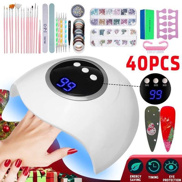 nail kit professional set with christmas sticker&nail lamp nails art decal decorations manicure for tips beauty1
nail kit professional set with christmas sticker&nail lamp nails art decal decorations manicure for tips beauty1