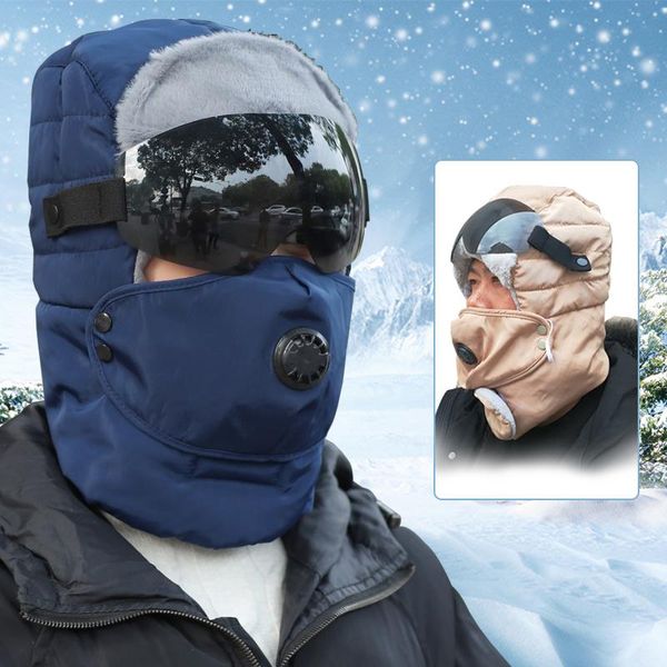 winter trapper trooper hat windproof glasses warm mask bomber hats outdoor sports walking skiing hunting, Black;white
winter trapper trooper hat windproof glasses warm mask bomber hats outdoor sports walking skiing hunting, Black;white