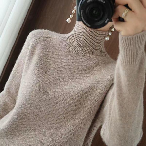 women's sweaters turtleneck women autumn solid long sleeve knitted pullover female thick loose cashmere bottoming shirt jumpers, White;black
women's sweaters turtleneck women autumn solid long sleeve knitted pullover female thick loose cashmere bottoming shirt jumpers, White;black