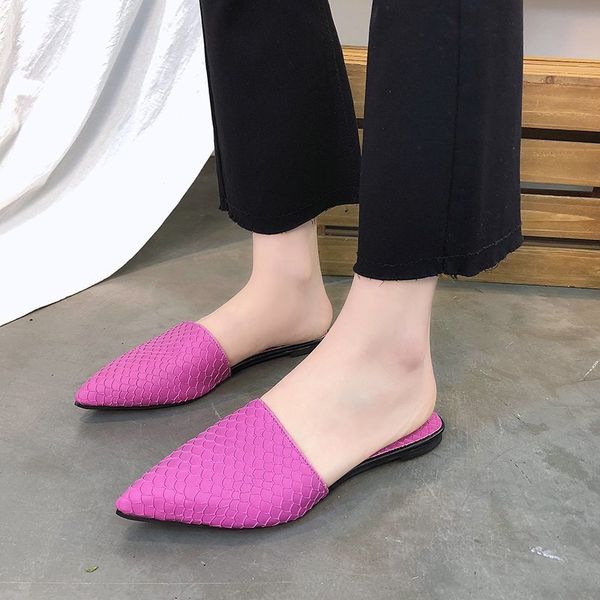 sandals 2021 women designer slippers summer casual fish scaly pointed toe half flats slipper outdoor house shoes zapatos mujer wkt, Black
sandals 2021 women designer slippers summer casual fish scaly pointed toe half flats slipper outdoor house shoes zapatos mujer wkt, Black