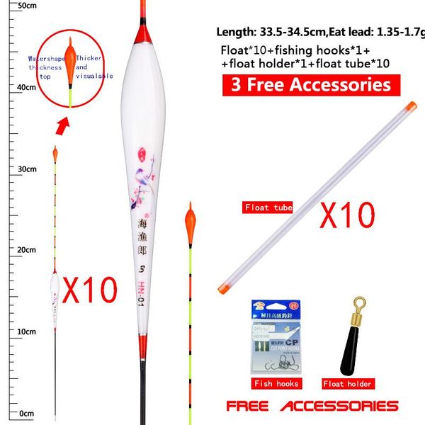 fishing accessories 10pcs/lot size random nano floats+10 buoy tubes+1 float holder+1 bag hooks shallow water bobber stable sensitive boya
fishing accessories 10pcs/lot size random nano floats+10 buoy tubes+1 float holder+1 bag hooks shallow water bobber stable sensitive boya