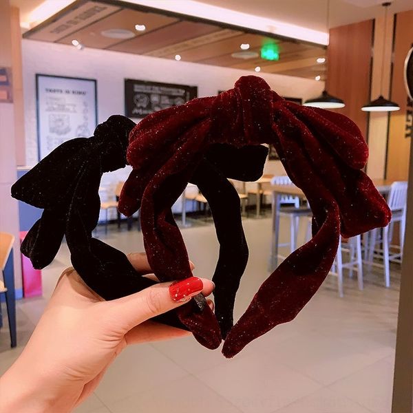SFvL wide brim versatilego out s velvet bow head korean sweet net red simple headdress super bandbutterfly hair band fairy hairpin, Silver
SFvL wide brim versatilego out s velvet bow head korean sweet net red simple headdress super bandbutterfly hair band fairy hairpin, Silver