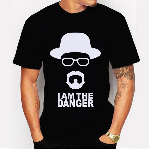 men's t-shirts summer versatile "i am the danger" old head print black t-shirt, White;black
men's t-shirts summer versatile "i am the danger" old head print black t-shirt, White;black