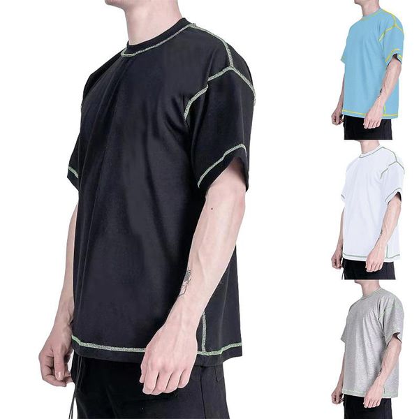 men's t-shirts summer mens loose breathable gyms shirt sport t short sleeve running workout fitness tees clothing, White;black
men's t-shirts summer mens loose breathable gyms shirt sport t short sleeve running workout fitness tees clothing, White;black