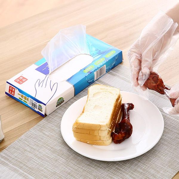 disposable gloves 200pcs food plastic kitchen accessories or restaurant bbq eco-friendly fruit vegetable dinning beauty
disposable gloves 200pcs food plastic kitchen accessories or restaurant bbq eco-friendly fruit vegetable dinning beauty