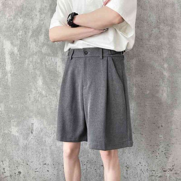 men's shorts summer suit slim fashion solid color business casual men streetwear korean straight dress mens m-xl c4w1, White;black
men's shorts summer suit slim fashion solid color business casual men streetwear korean straight dress mens m-xl c4w1, White;black