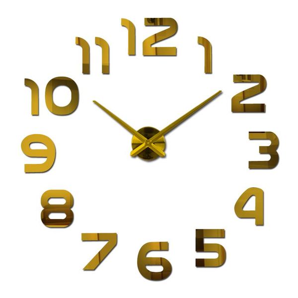 wall clocks diy 3d roman numeral large clock mute acrylic mirror self-adhesive home decoration sticker modern design
wall clocks diy 3d roman numeral large clock mute acrylic mirror self-adhesive home decoration sticker modern design