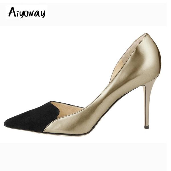 dress shoes women pointed toe high heels ladies pumps patchwork stiletto autumn spring office work party slip-on black gold
dress shoes women pointed toe high heels ladies pumps patchwork stiletto autumn spring office work party slip-on black gold