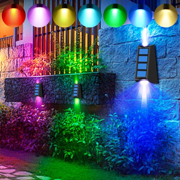 solar lamps decoration garden lights rgb color changing waterproof wall lamp christmas gift lighting for walkway fence stairs
solar lamps decoration garden lights rgb color changing waterproof wall lamp christmas gift lighting for walkway fence stairs
