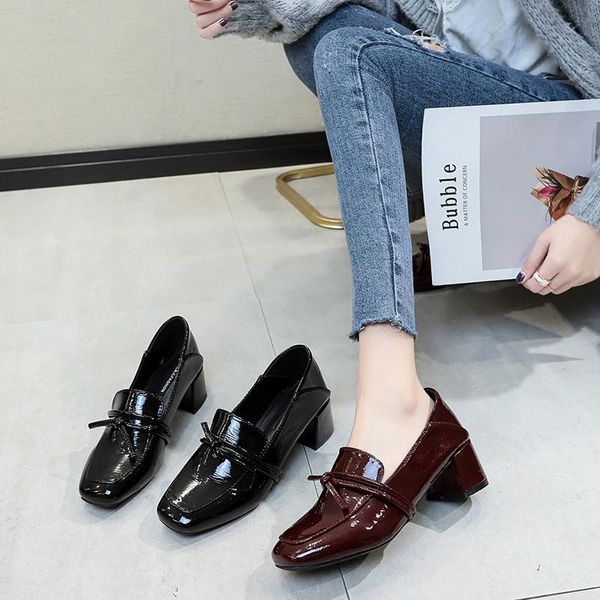 dress shoes spring autumn fashion women single solid color light mouth british style daily professional women's high heels u22-66, Black
dress shoes spring autumn fashion women single solid color light mouth british style daily professional women's high heels u22-66, Black