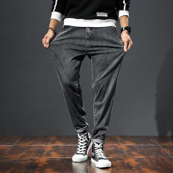 men large size 2021 summer classic jeans denim streetwear fashion pants for male casual jogging solid long trousers men's, Blue
men large size 2021 summer classic jeans denim streetwear fashion pants for male casual jogging solid long trousers men's, Blue