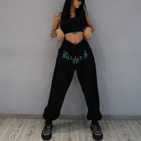 women's pants & capris gothic streetwear jogging sweatpants women oversize black sports harajuku gray joggers emo trousers for fem, Black;white
women's pants & capris gothic streetwear jogging sweatpants women oversize black sports harajuku gray joggers emo trousers for fem, Black;white