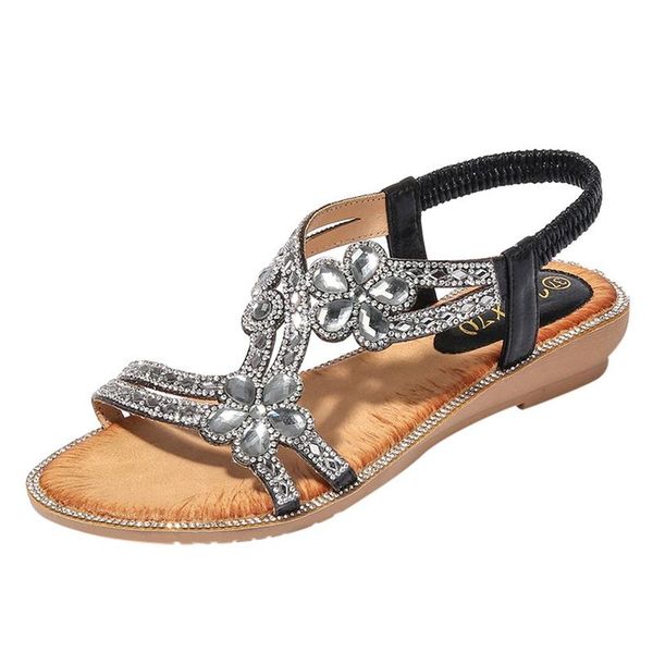 brand bohemia summer women zapatos de mujer ladies bling flower crystal flat sandals beach casual shoes sandalias 2021, Black
brand bohemia summer women zapatos de mujer ladies bling flower crystal flat sandals beach casual shoes sandalias 2021, Black