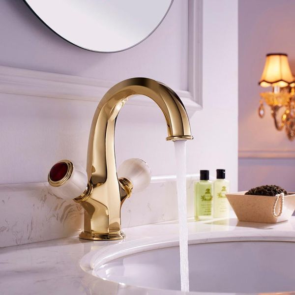 luxury gold nordic style bathroom sink faucet 1 holes 2 handles basin mixer tap golden artistic cold copper bath faucets
luxury gold nordic style bathroom sink faucet 1 holes 2 handles basin mixer tap golden artistic cold copper bath faucets