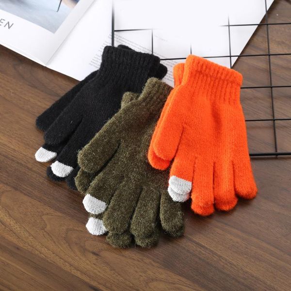 sports gloves high elastic thicken knitted fashion full fingers touch screen winter warm mitten clothing accessories, Black
sports gloves high elastic thicken knitted fashion full fingers touch screen winter warm mitten clothing accessories, Black