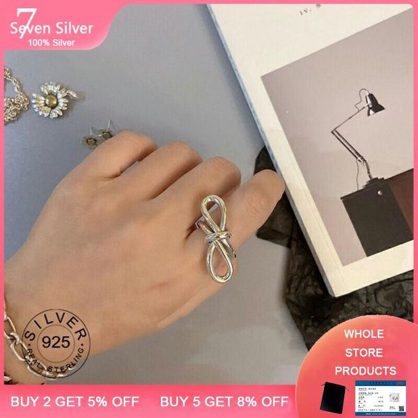cluster rings 925 sterling silver arrival big bow ring female fashion simple open handmade high-quality exquisite trend brincos, Golden;silver
cluster rings 925 sterling silver arrival big bow ring female fashion simple open handmade high-quality exquisite trend brincos, Golden;silver