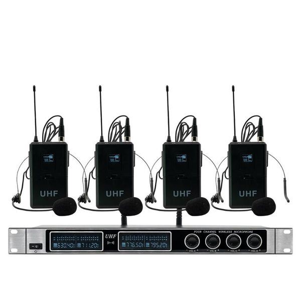 4-channel wireless microphone system family karaoke party outdoor performance stage microphones
4-channel wireless microphone system family karaoke party outdoor performance stage microphones