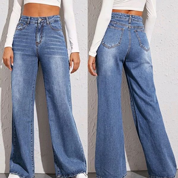jeans 2021 washable cat beard monkey craft loose high waist wide leg for women, Blue
jeans 2021 washable cat beard monkey craft loose high waist wide leg for women, Blue