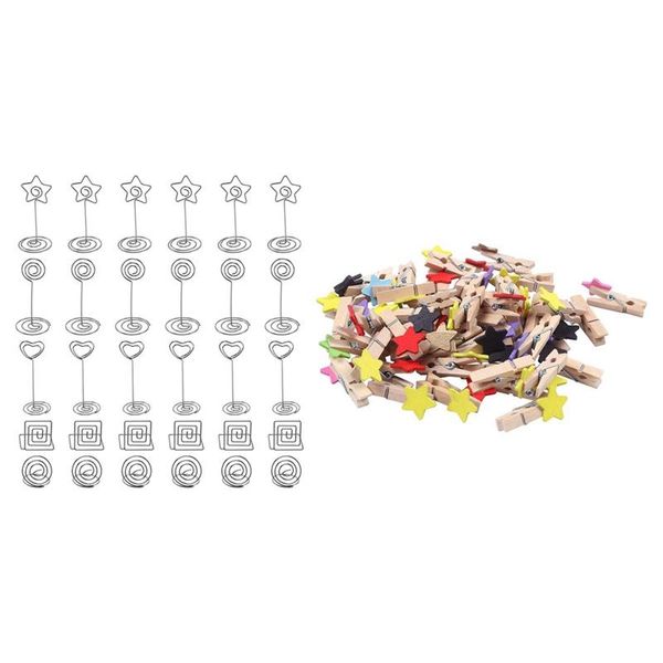 decorative objects & figurines 30x table number holders place card (silver) 50x wooden craft color star clothes hanging po memo clip
decorative objects & figurines 30x table number holders place card (silver) 50x wooden craft color star clothes hanging po memo clip