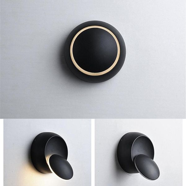 wall lamp led 360 degrees adjustable rotation night light black white creative modern corridor round
wall lamp led 360 degrees adjustable rotation night light black white creative modern corridor round