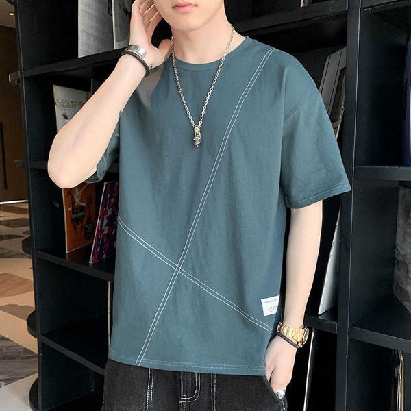 w0080 men's 2021 new short sleeve t-shirt summer line half sleeve fashion brand bottomed shirt men's t-shirt, White;black
w0080 men's 2021 new short sleeve t-shirt summer line half sleeve fashion brand bottomed shirt men's t-shirt, White;black
