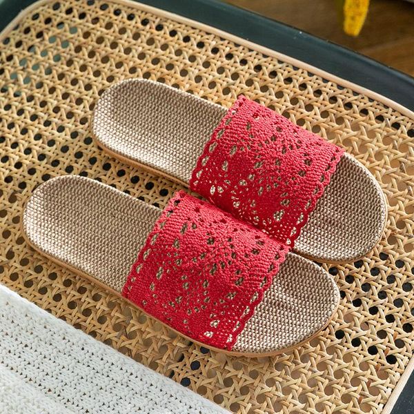 lace women slippers summer shoes flax flats woman flip-flops fashion home lady non-slip beach casual shoe footwear, Black
lace women slippers summer shoes flax flats woman flip-flops fashion home lady non-slip beach casual shoe footwear, Black