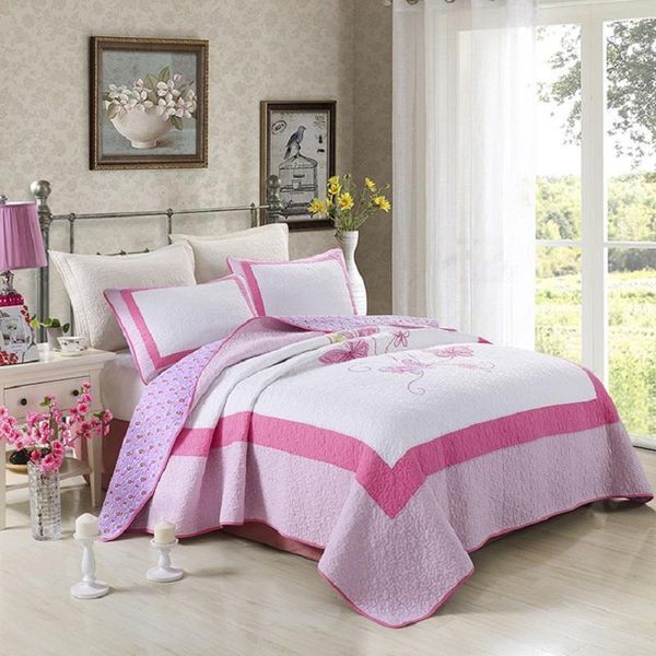 comforters & sets chausub pink girls quilts for bed 3pcs bedspread on the washed cotton quilted blanket with 2 shams queen size coverlet
comforters & sets chausub pink girls quilts for bed 3pcs bedspread on the washed cotton quilted blanket with 2 shams queen size coverlet