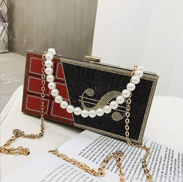 factory wholesale women handbag elegant pearl chain bag european and american diamond hard box bags fashion contrast beads handbags
factory wholesale women handbag elegant pearl chain bag european and american diamond hard box bags fashion contrast beads handbags