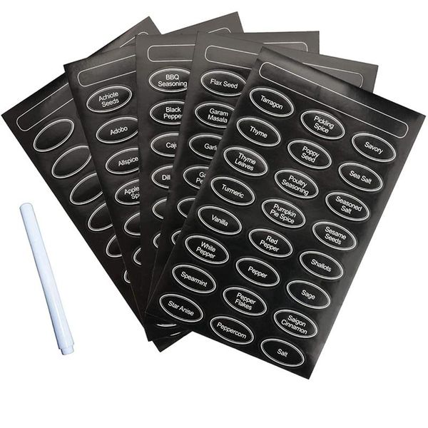 wall stickers 5pcs blackboard waterproof chalkboard kitchen spice label sticker home jars bottles tags labels white marker
wall stickers 5pcs blackboard waterproof chalkboard kitchen spice label sticker home jars bottles tags labels white marker
