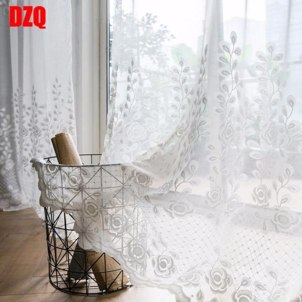 curtain & drapes modern simplicity solid jacquard white rose floral tulle voile sheers curtains for living room bedroom windows
curtain & drapes modern simplicity solid jacquard white rose floral tulle voile sheers curtains for living room bedroom windows