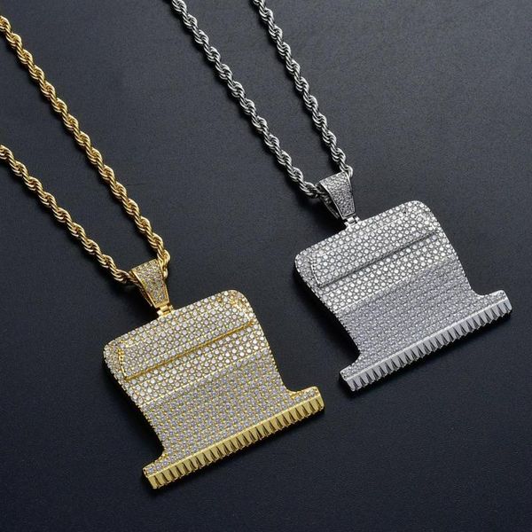 pendant necklaces brass cubic zircon blade pendants men necklace stainless steel rope chain cuban jewelry gift, Silver
pendant necklaces brass cubic zircon blade pendants men necklace stainless steel rope chain cuban jewelry gift, Silver