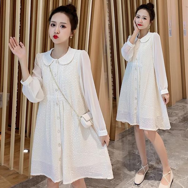 maternity dresses 6701# nursing clothing cotton loose stylish dress for pregnant women pregnancy, White
maternity dresses 6701# nursing clothing cotton loose stylish dress for pregnant women pregnancy, White