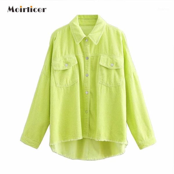 spring 2021 autumn winter women long sleeve lapel turn-down collar lemon green blouse shirts with pockets women's blouses, White
spring 2021 autumn winter women long sleeve lapel turn-down collar lemon green blouse shirts with pockets women's blouses, White