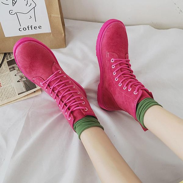 boots leather rubber women's shoes 2021 lace-up woman booties black for women bottine femme
boots leather rubber women's shoes 2021 lace-up woman booties black for women bottine femme