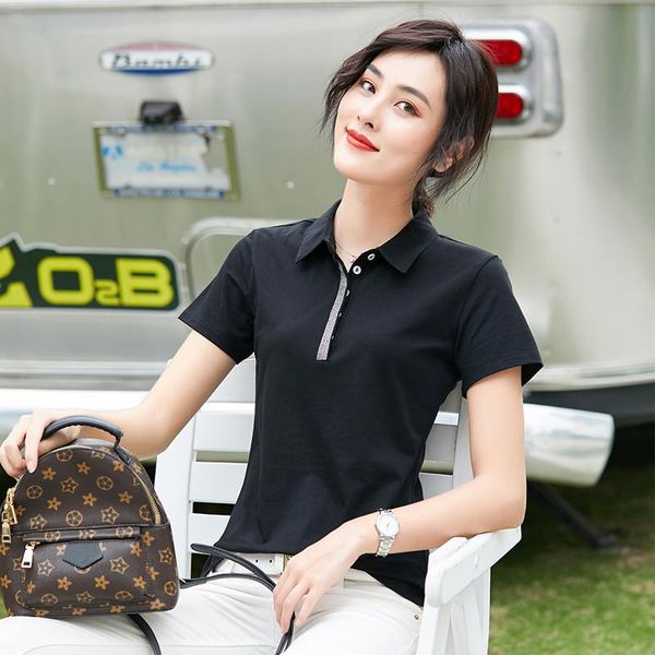 women's polos miikln shirt women 95% cotton black white pink for golf sport office working female shirts short sleeves
women's polos miikln shirt women 95% cotton black white pink for golf sport office working female shirts short sleeves