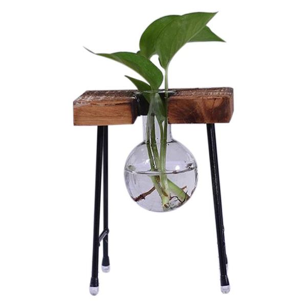 vases fashionable transparent glass vase with wooden & iron stand for water planting decoration gift
vases fashionable transparent glass vase with wooden & iron stand for water planting decoration gift