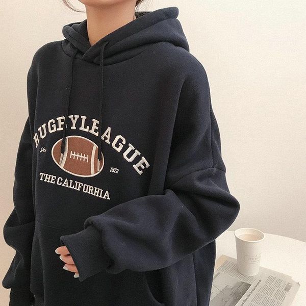 women's hoodies & sweatshirts fall 2021 women hooded sweatshirt womens korean fashion pullover casual long sleeve streetwear loose pole, Black
women's hoodies & sweatshirts fall 2021 women hooded sweatshirt womens korean fashion pullover casual long sleeve streetwear loose pole, Black