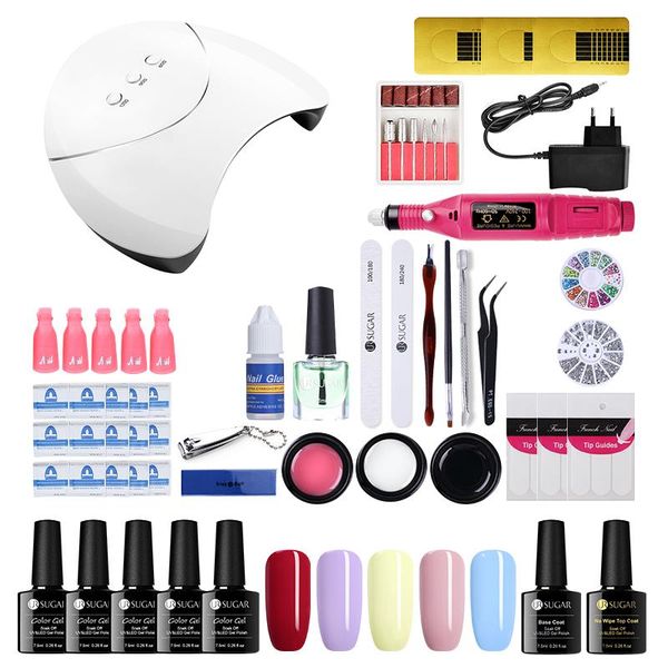 nail art kits ur sugar set colors gel polish base coat 40w uv led lamp electric drill tool
nail art kits ur sugar set colors gel polish base coat 40w uv led lamp electric drill tool