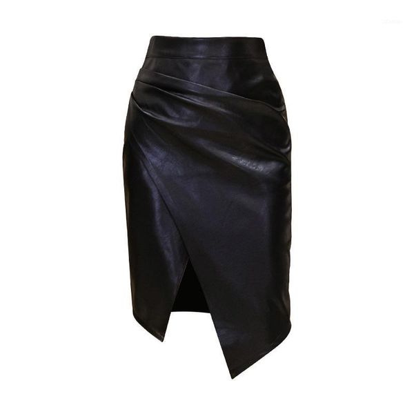 skirts chic career ladies split pleated faux leather pencil midi female fashion women slim pure black pu bottoms
skirts chic career ladies split pleated faux leather pencil midi female fashion women slim pure black pu bottoms