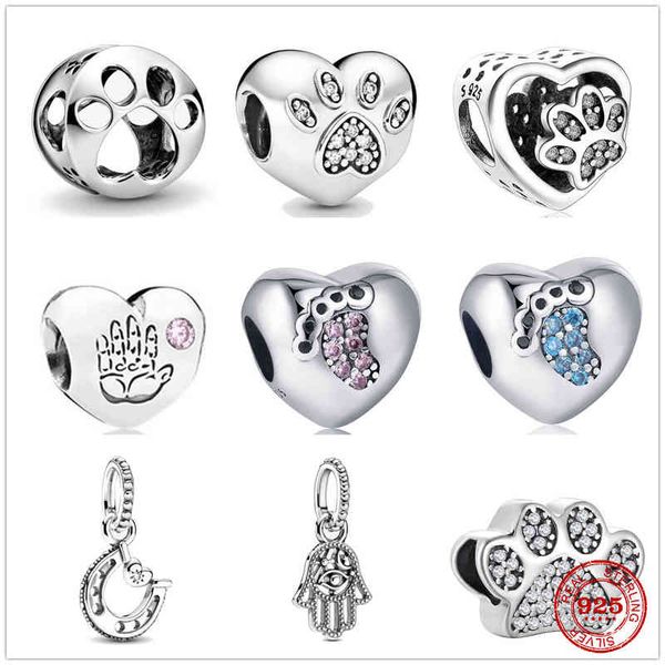 new silver shiny fingerprint footprint beads fit pandora charm 925 bead bracelet for women's fashion diy jewelry
new silver shiny fingerprint footprint beads fit pandora charm 925 bead bracelet for women's fashion diy jewelry
