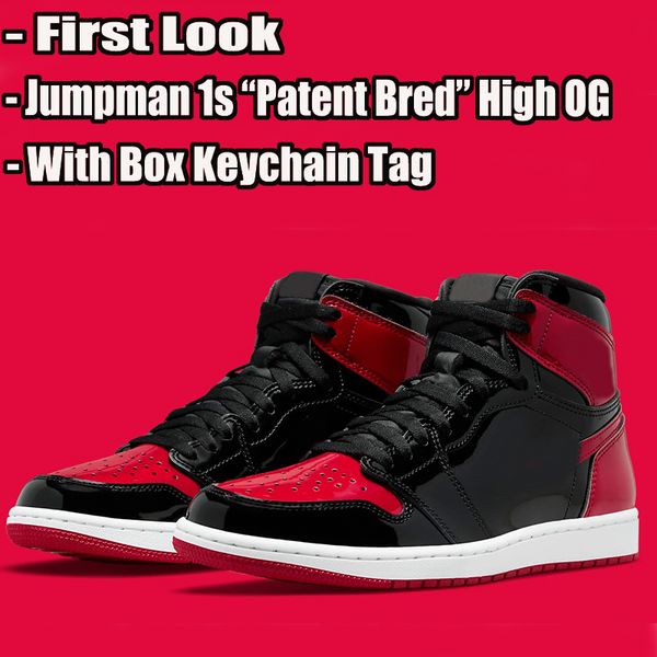 2022 jumpman 1 1s basketball shoes high og patent bred men sneakers lacquered women unc trainers with box keychain tag
2022 jumpman 1 1s basketball shoes high og patent bred men sneakers lacquered women unc trainers with box keychain tag