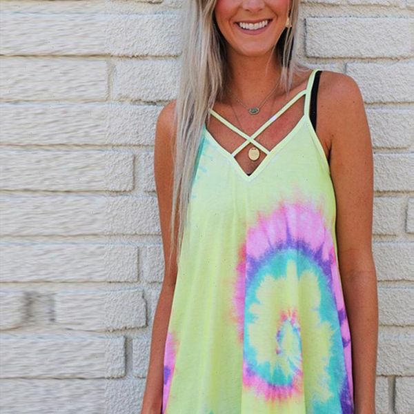 women tanks tie dyed fashion camis v neck sleeveless clothes summer bright female hollow out clothing, White
women tanks tie dyed fashion camis v neck sleeveless clothes summer bright female hollow out clothing, White