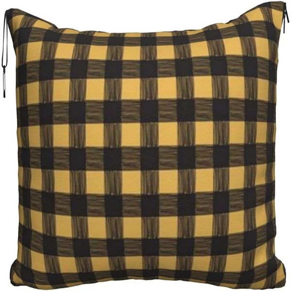 blankets yellow-grey black check pattern travel pillow blanket two-in-one backpack strap and compact airplane bag waist support
blankets yellow-grey black check pattern travel pillow blanket two-in-one backpack strap and compact airplane bag waist support