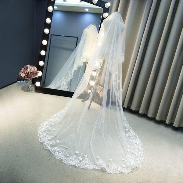 bridal veils 5m cathedral veil with comb tulle lace edge wedding 4 meters long bride and beading chapel, Black
bridal veils 5m cathedral veil with comb tulle lace edge wedding 4 meters long bride and beading chapel, Black