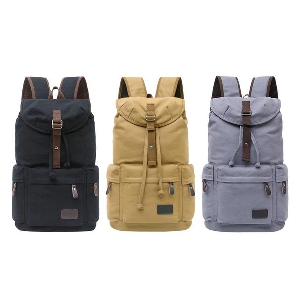 vintage canvas rucksack multifunction bag travel lapcamping - 47x30x15cm school bags
vintage canvas rucksack multifunction bag travel lapcamping - 47x30x15cm school bags