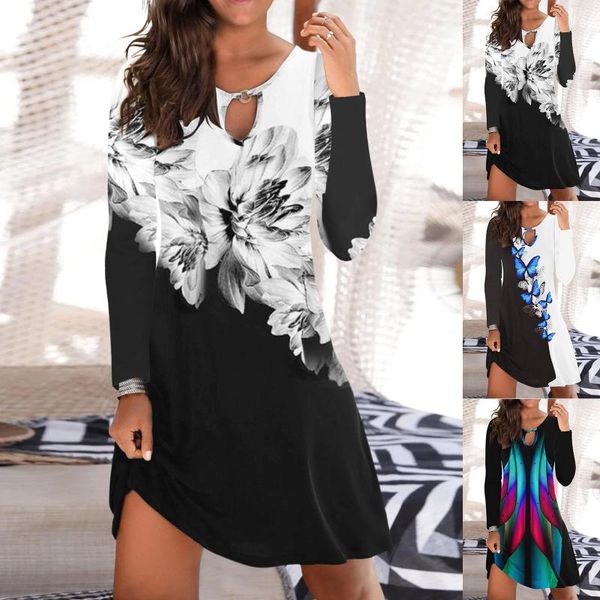 casual dresses denim dress lattice women long sleeve printing sundress loose beach mini dresswomen casu vestidos de, Black;gray
casual dresses denim dress lattice women long sleeve printing sundress loose beach mini dresswomen casu vestidos de, Black;gray
