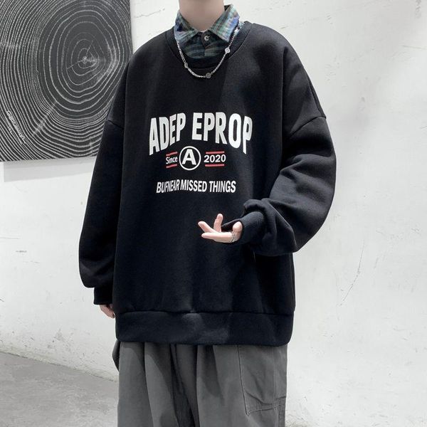 men's hoodies & sweatshirts hybskr 2021 autumn fake two pieces shirts letter graphic oversized male pullovers fashion harajuku mens, Black
men's hoodies & sweatshirts hybskr 2021 autumn fake two pieces shirts letter graphic oversized male pullovers fashion harajuku mens, Black