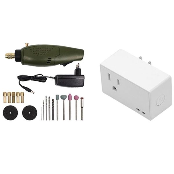 smart power plugs 1 set electric drill accessories 12v dc grinder tool(eu plug) & pcs socket wi-fi plug timer switch(us
smart power plugs 1 set electric drill accessories 12v dc grinder tool(eu plug) & pcs socket wi-fi plug timer switch(us